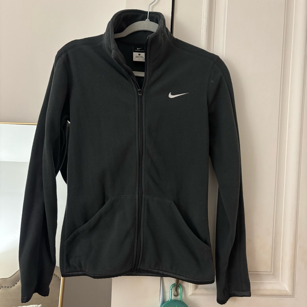 Nike Black Therma-Fit Fleece Jacket